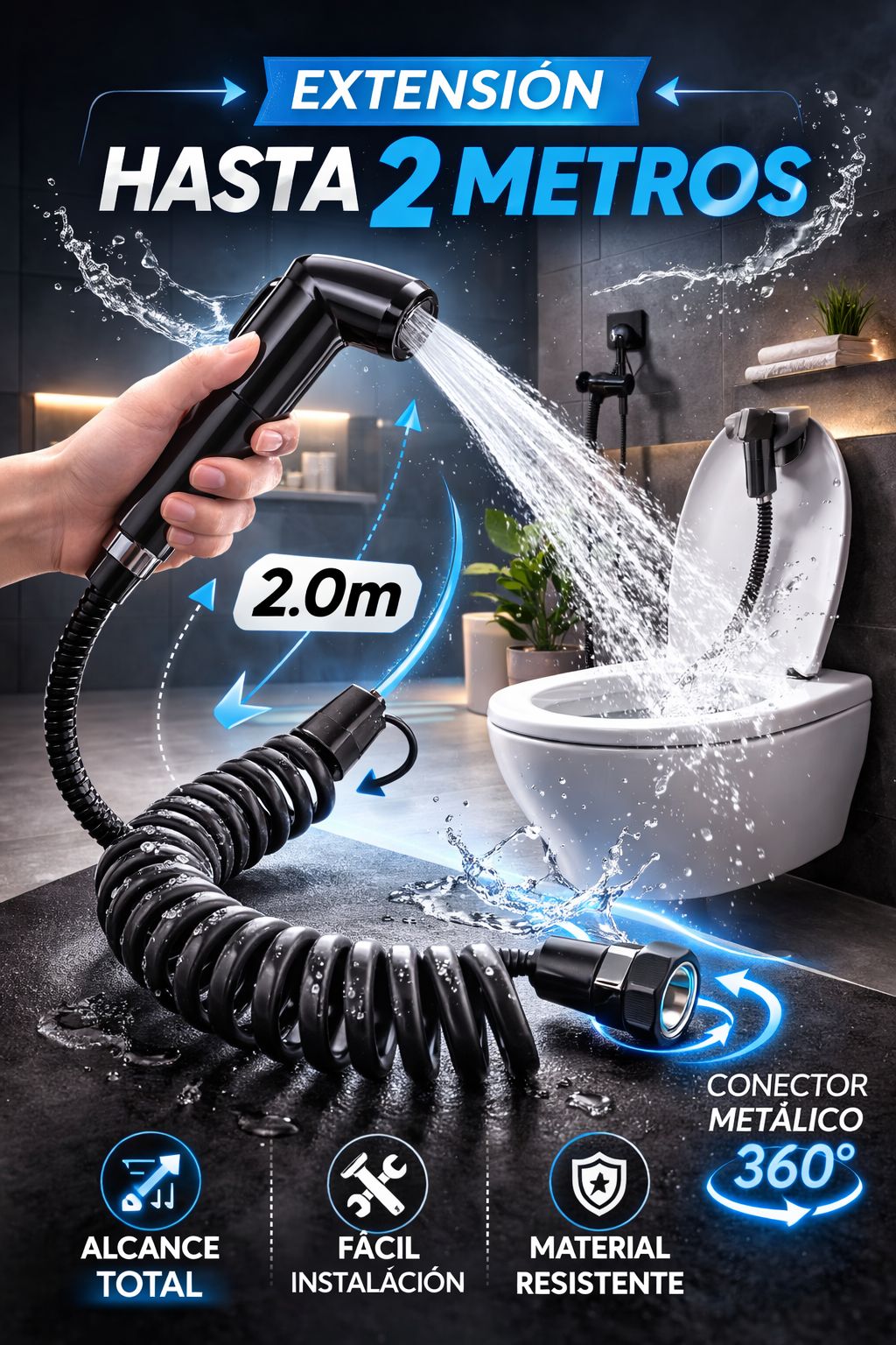 DUCHA HIGIÉNICA DUAL 2.0