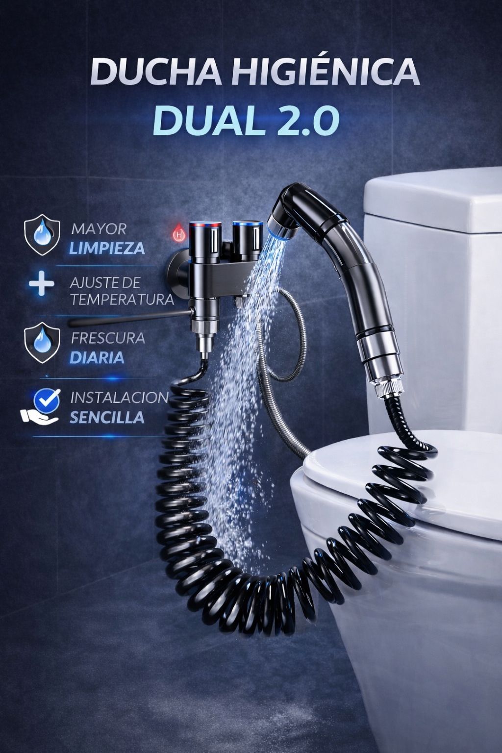 DUCHA HIGIÉNICA DUAL 2.0