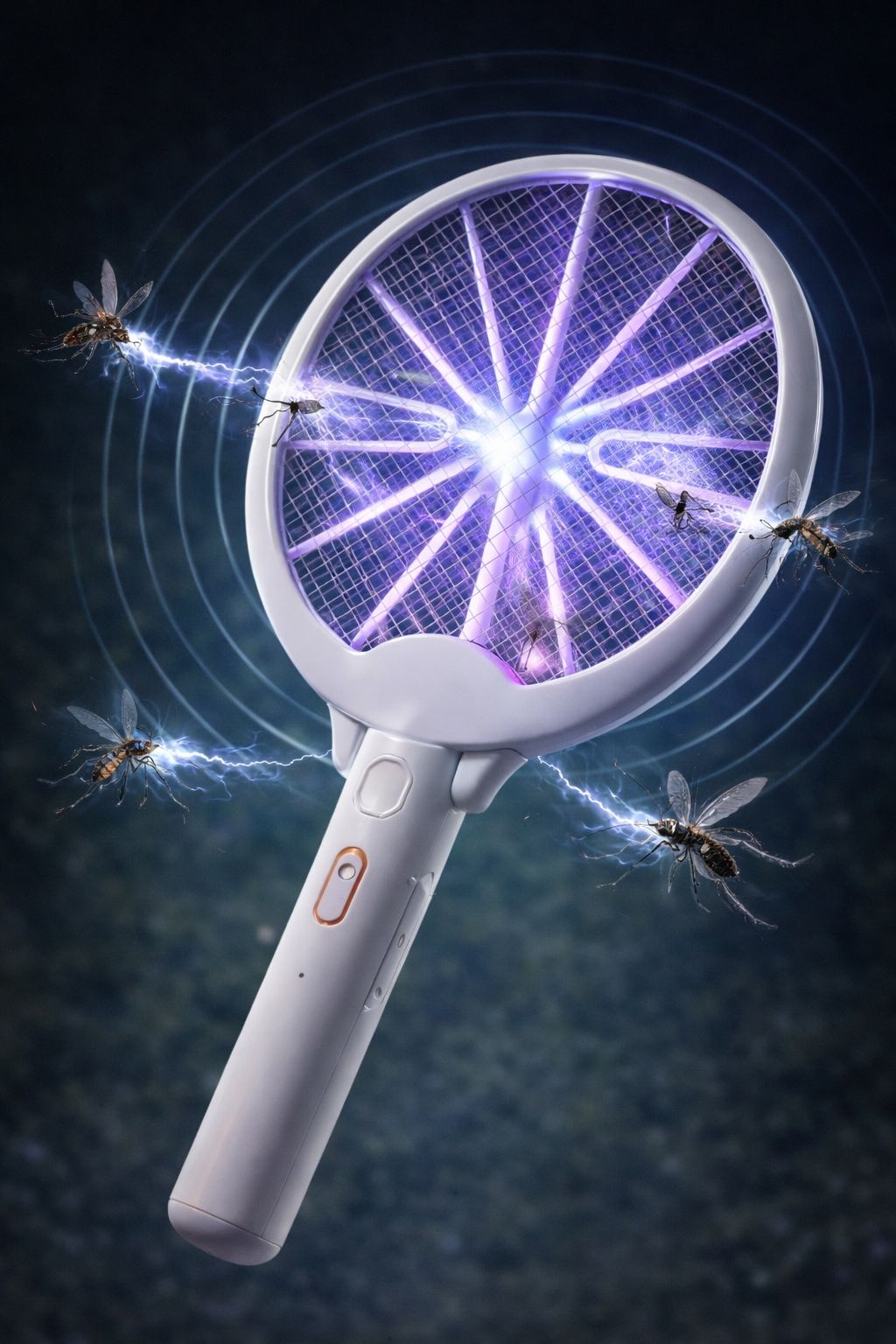 MOSQUITO KILLER PRO 3 EN 1 - Raqueta Eléctrica Plegable con luz UV