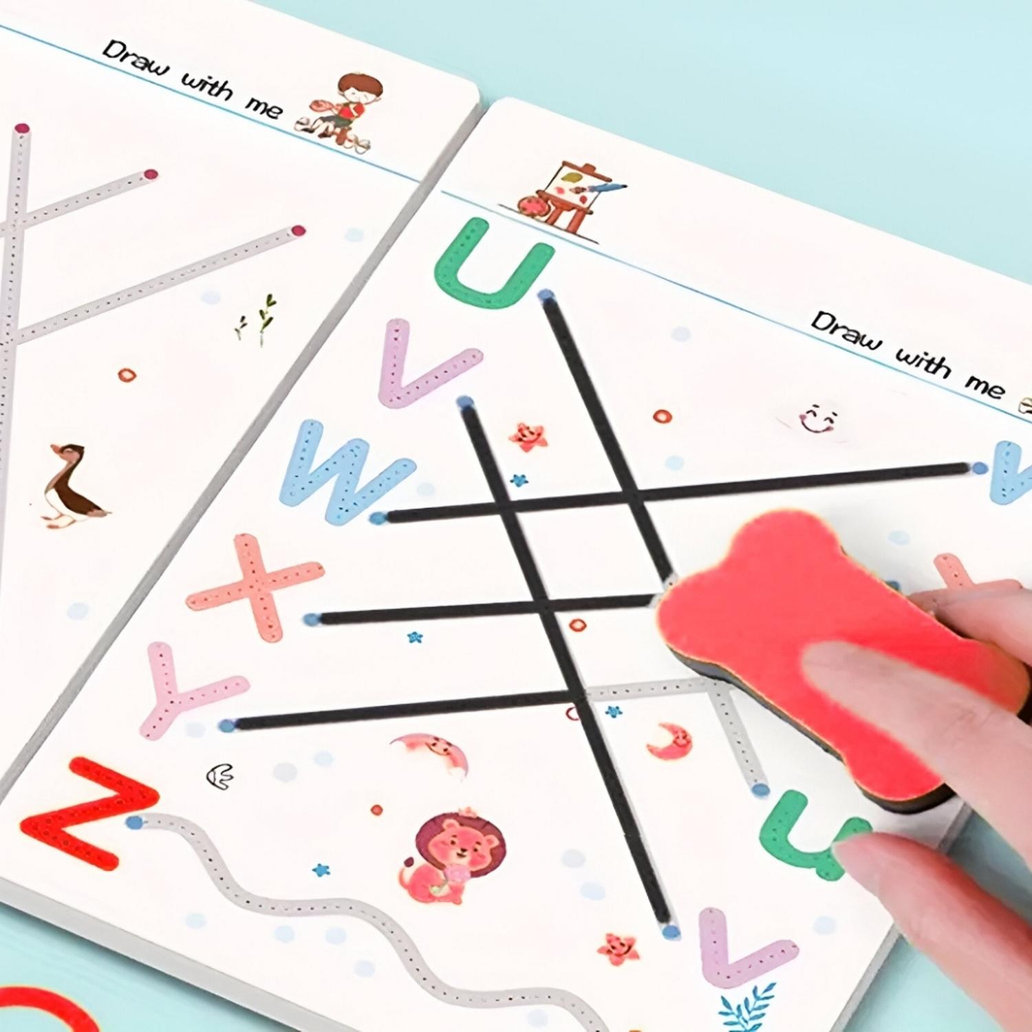 LIBRO DE TRAZOS MÁGICOS A4