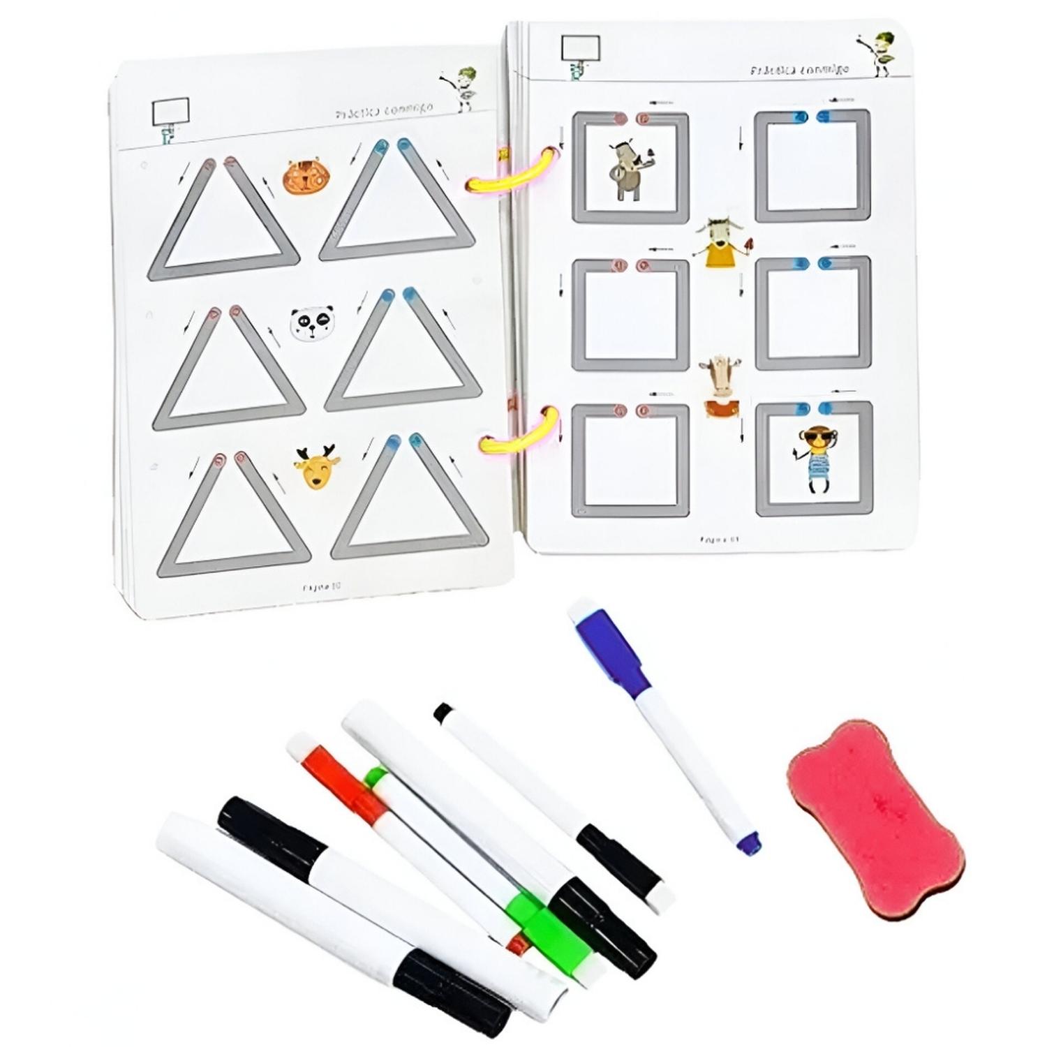 LIBRO DE TRAZOS MÁGICOS A4